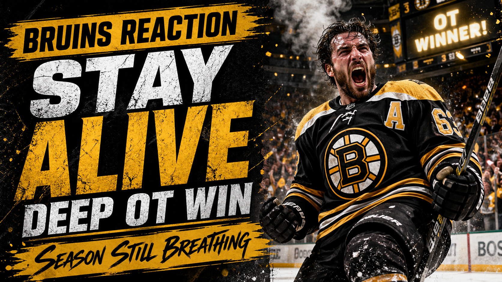 Bruins Reaction: Pasta Keeps the Season Alive in Deep OT