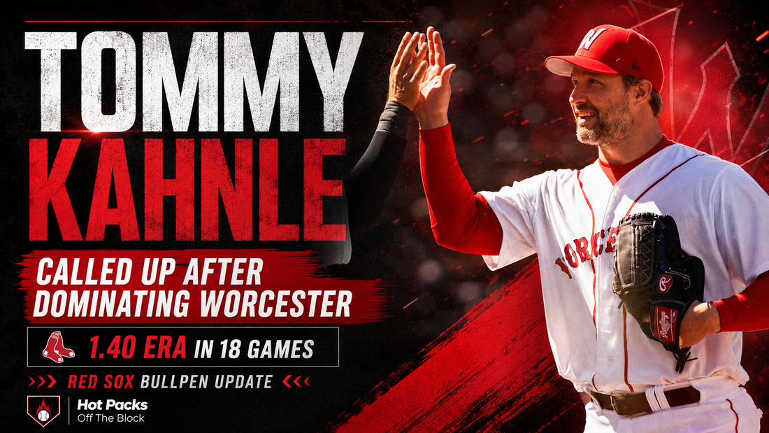 Red Sox Bullpen Update: Tommy Kahnle Gets the Call After Being Absolute Nails in Worcester