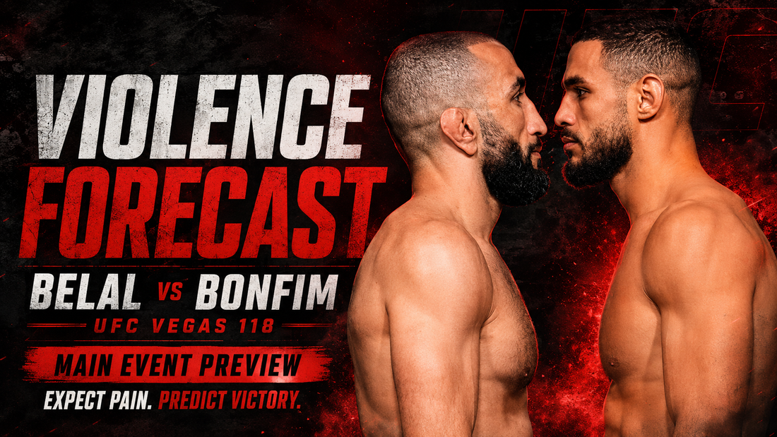 UFC Vegas 118 Preview: Bonfim Hunts the Upset, Iwo Brings First-Round Violence, and the Forecast Keeps Swinging