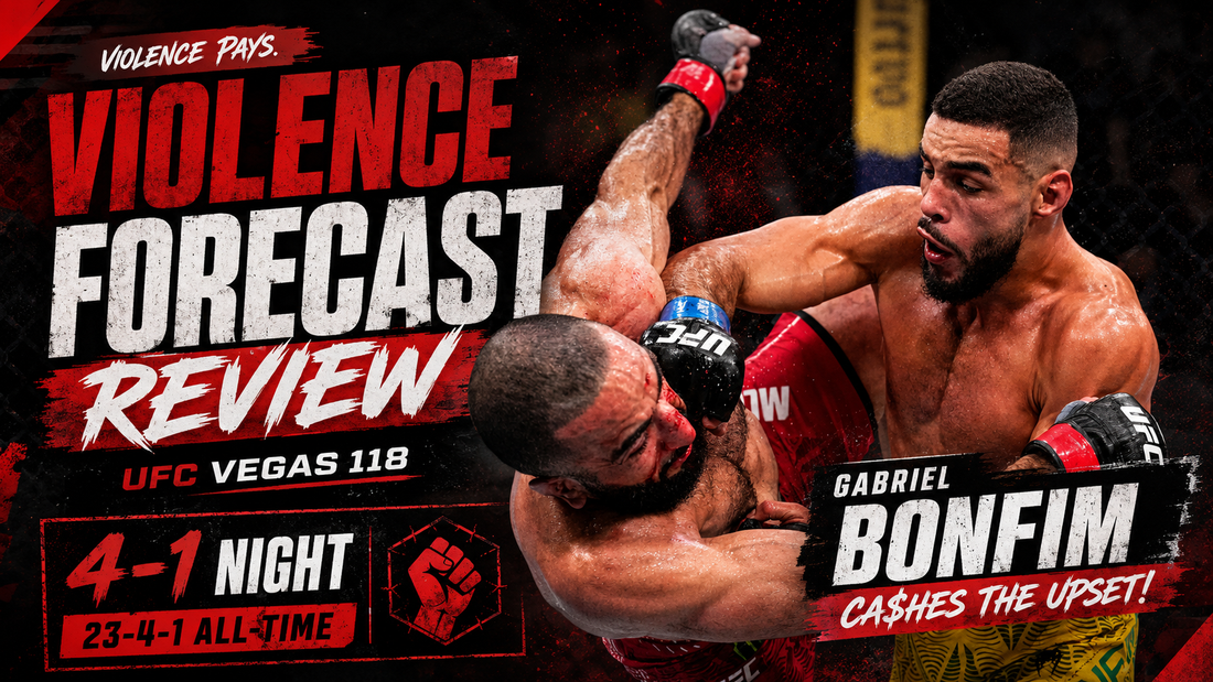 UFC Vegas 118 Reaction: Bonfim Cashes the Upset, Iwo Brings Violence, and the Forecast Goes 4-1