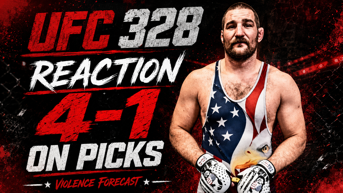 UFC 328 Reaction: 4-1 on Picks, One Khamzat Miss, and Sean Strickland Ruins the Perfect Night