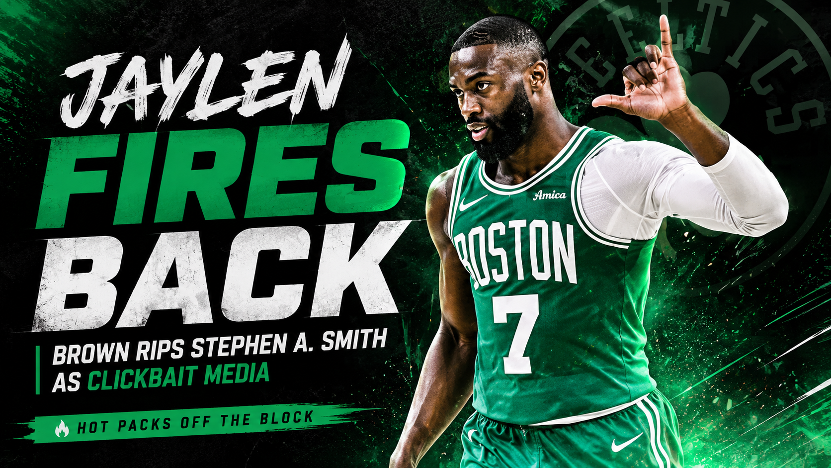 Jaylen Brown Torches Stephen A. Smith, and Honestly, Somebody Had to Say It