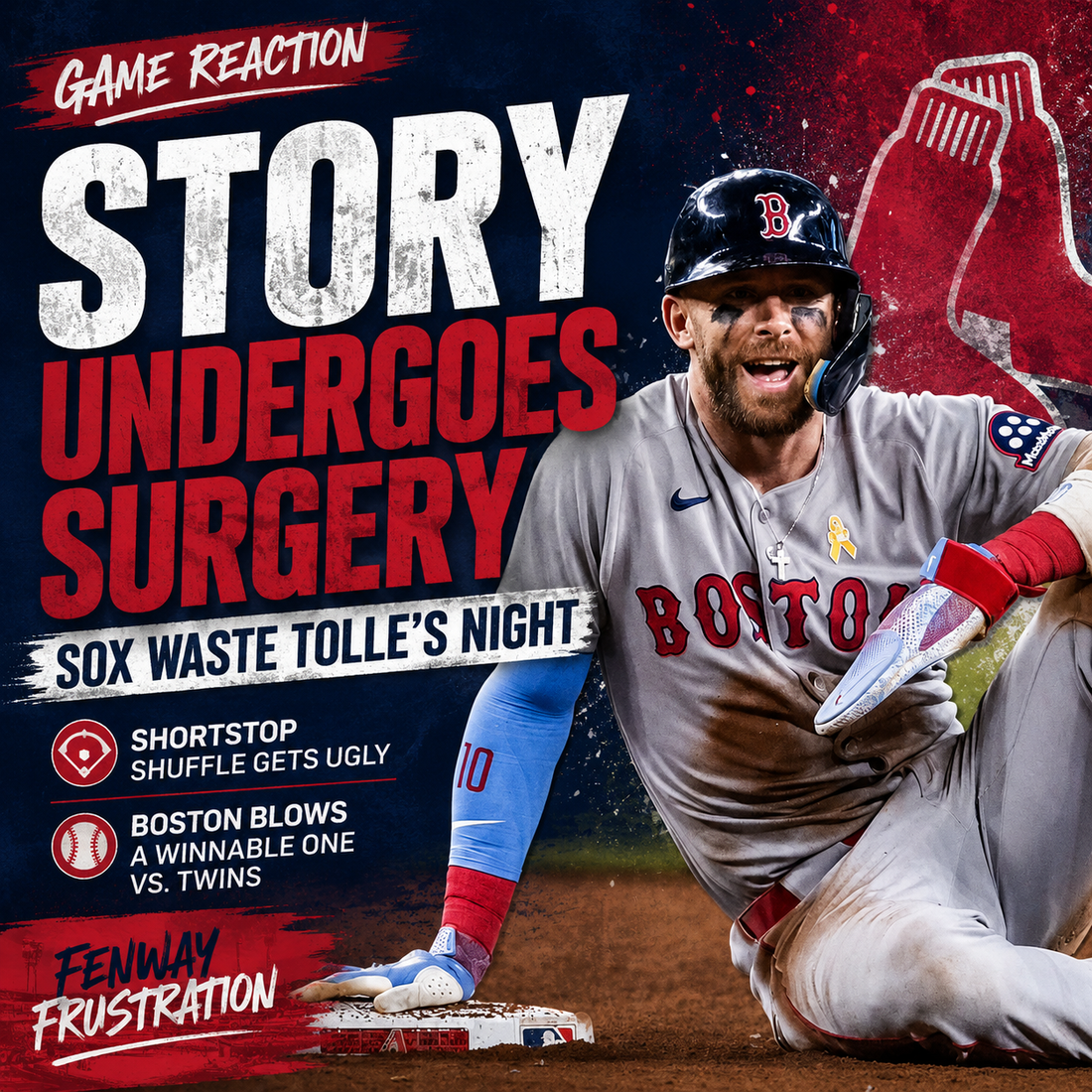 Red Sox Reaction: Trevor Story Gets Surgery, the Shortstop Shuffle Gets Ugly, and Boston Wastes Payton Tolle’s Night