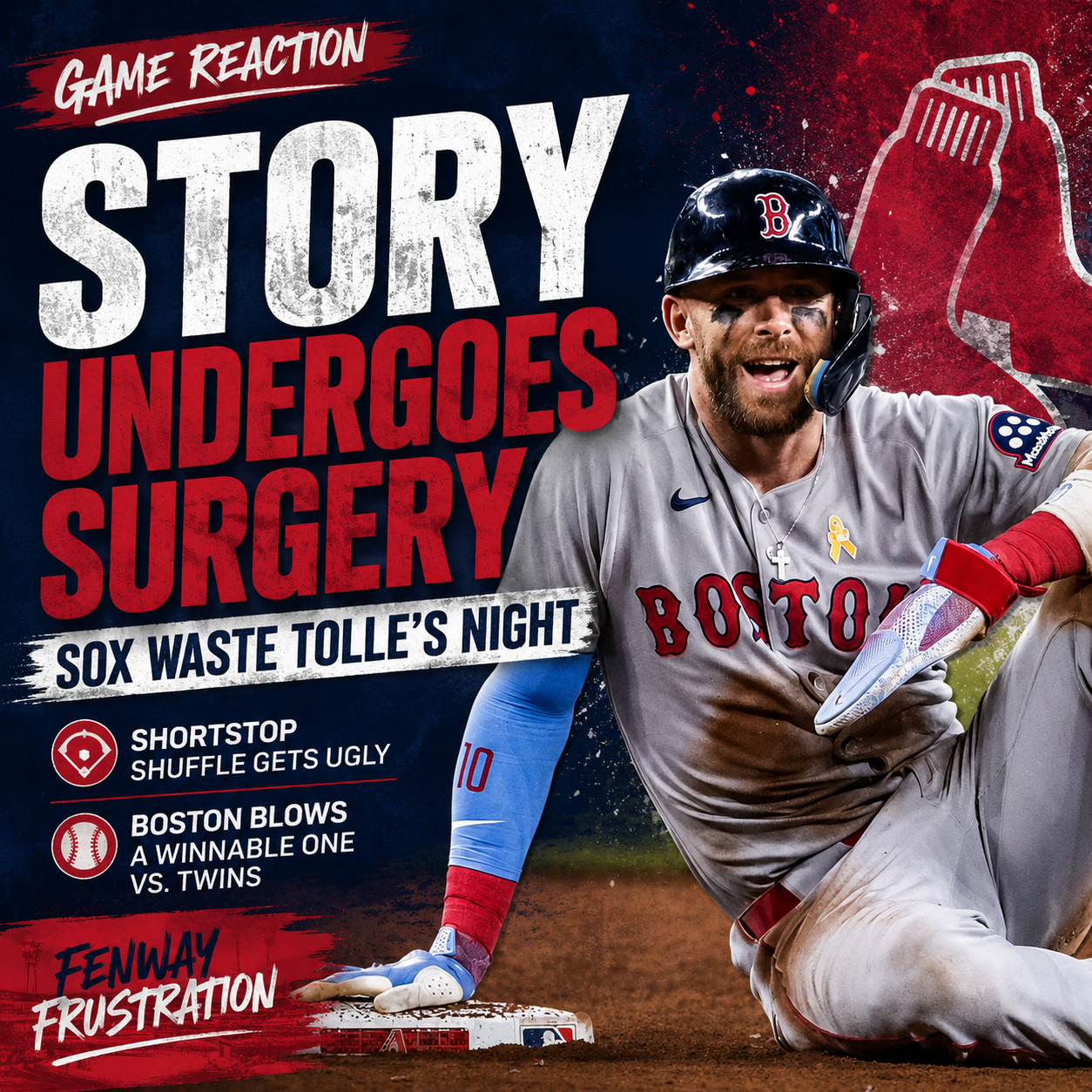 Red Sox Reaction: Trevor Story Gets Surgery, the Shortstop Shuffle Gets Ugly, and Boston Wastes Payton Tolle’s Night