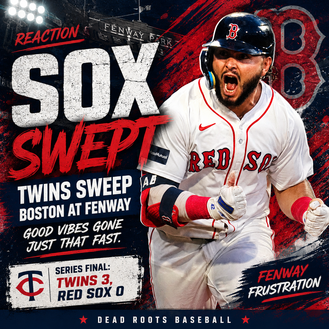 Red Sox vs. Twins Reaction: Boston Gets Swept at Fenway and Immediately Gives the Good Vibes Back