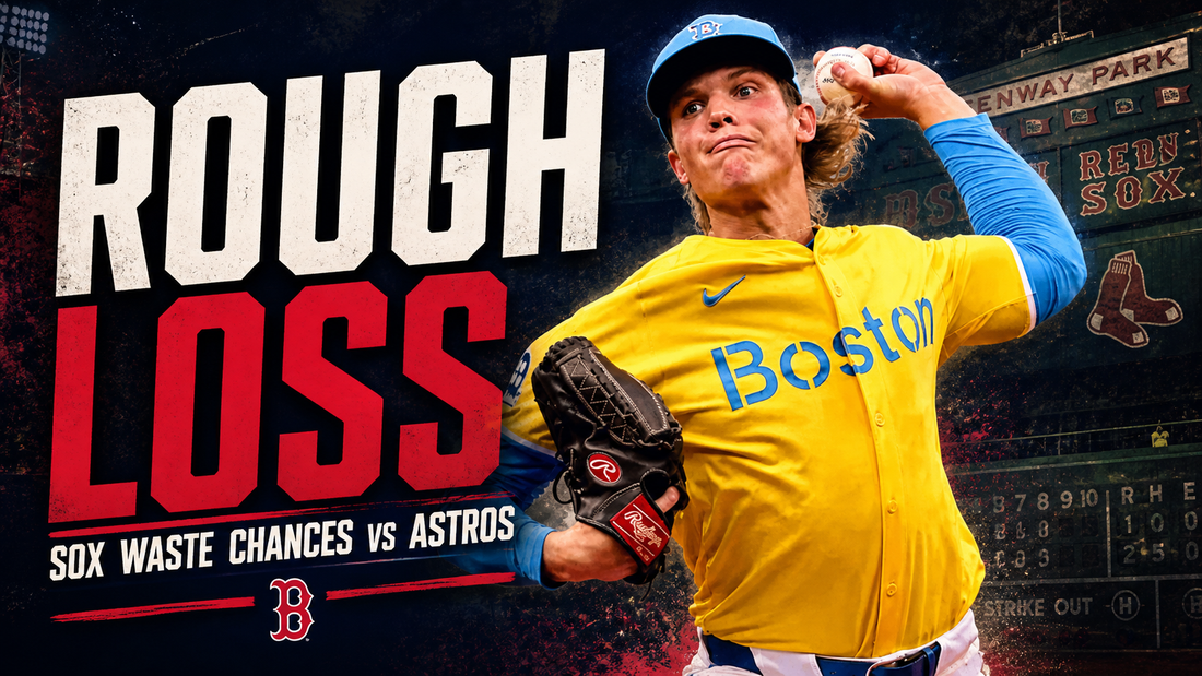 Red Sox Reaction: Boston Had Chances, Stranded Everybody, and Let Houston Steal the Series Momentum