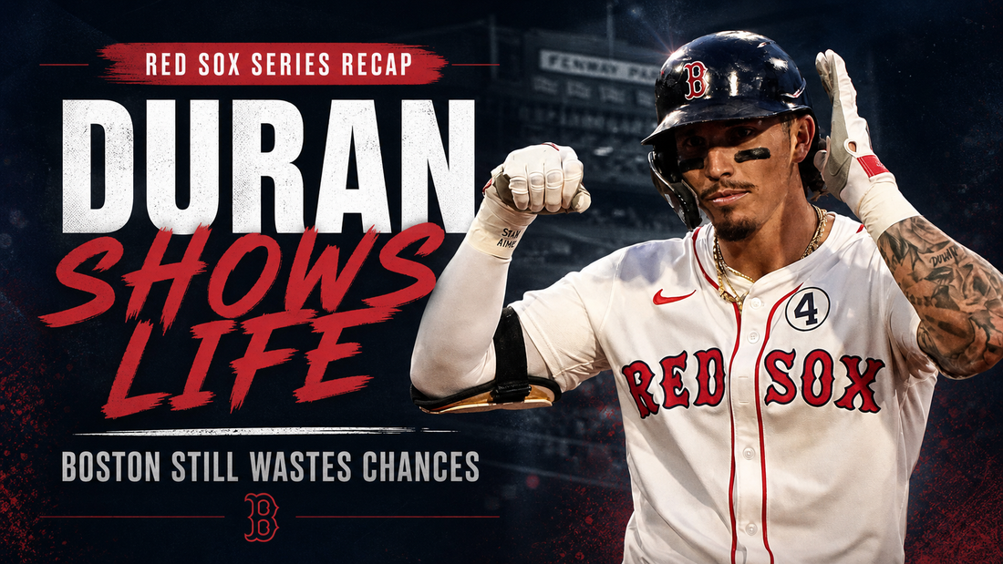 Red Sox vs. Guardians Reaction: Boston Takes the Series, Duran Keeps Raking, and the Bats Finally Throw a Punch
