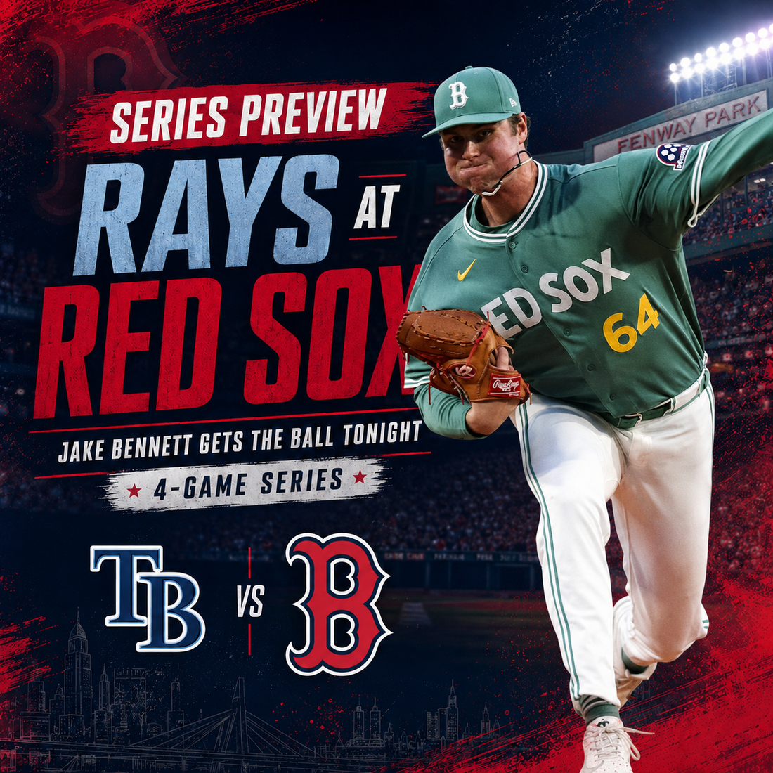 Red Sox vs. Rays Series Preview: Jake Bennett Gets the Ball Again, Boston Gets a Real Test