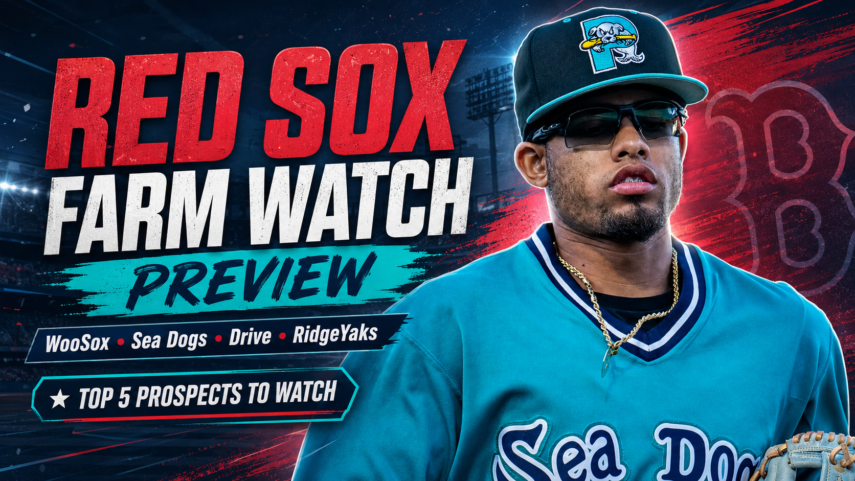 Red Sox Farm Watch Preview: Arias Leads Portland, Witherspoon Anchors Greenville, and Every Affiliate Gets a Fresh Series