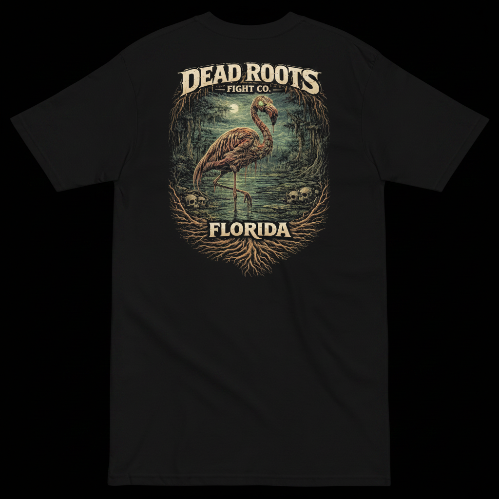 Heavyweight Florida Pink Flamingo Tee